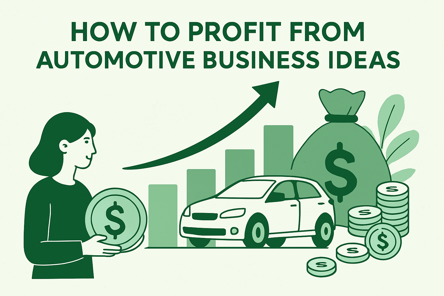 How To Profit From Automotive Business Ideas illustration